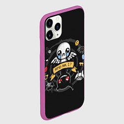 Чехол iPhone 11 Pro матовый Who am i, цвет: 3D-фиолетовый — фото 2