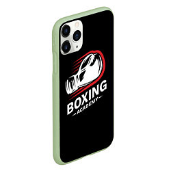 Чехол iPhone 11 Pro матовый Бокс, цвет: 3D-салатовый — фото 2