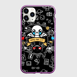 Чехол iPhone 11 Pro матовый THE BINDING OF ISAAC ЖЕРТВА, цвет: 3D-фиолетовый