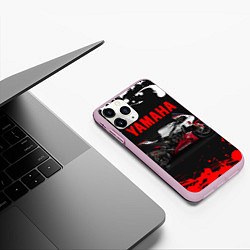 Чехол iPhone 11 Pro матовый YAMAHA 004, цвет: 3D-розовый — фото 2