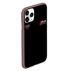 Чехол iPhone 11 Pro матовый AUDI АУДИ QUATTRO с Z, цвет: 3D-коричневый — фото 2