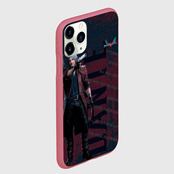 Чехол iPhone 11 Pro матовый Dante, цвет: 3D-малиновый — фото 2
