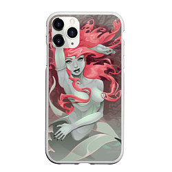 Чехол iPhone 11 Pro матовый Красивая русалочка Beautiful mermaid, цвет: 3D-белый