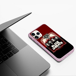 Чехол iPhone 11 Pro матовый Black Sabbath, цвет: 3D-розовый — фото 2