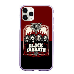 Чехол iPhone 11 Pro матовый Black Sabbath, цвет: 3D-светло-сиреневый