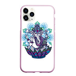 Чехол iPhone 11 Pro матовый Будда слон
