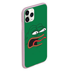 Чехол iPhone 11 Pro матовый Pepe skin, цвет: 3D-розовый — фото 2