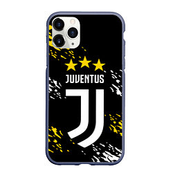 Чехол iPhone 11 Pro матовый JUVENTUS ЮВЕНТУС КРАСКА