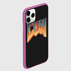 Чехол iPhone 11 Pro матовый Doom Gachi Remix, цвет: 3D-фиолетовый — фото 2