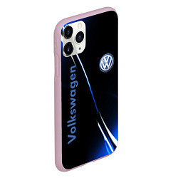 Чехол iPhone 11 Pro матовый VOLKSWAGEN, цвет: 3D-розовый — фото 2