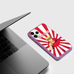 Чехол iPhone 11 Pro матовый Крутой учитель Онидзука, цвет: 3D-фиолетовый — фото 2