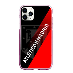 Чехол iPhone 11 Pro матовый АТЛЕТИКО МАДРИД ATLETICO, цвет: 3D-розовый