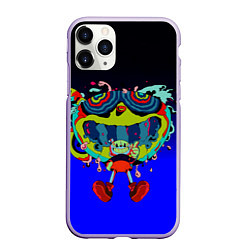 Чехол iPhone 11 Pro матовый ACID CUPHEAD, цвет: 3D-светло-сиреневый