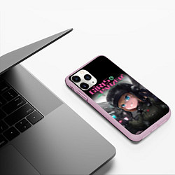 Чехол iPhone 11 Pro матовый Девушки и танки Girls und Panzer Z, цвет: 3D-розовый — фото 2