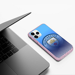 Чехол iPhone 11 Pro матовый МАНЧЕСТЕР СИТИ МАНЧЕСТЕР, цвет: 3D-розовый — фото 2