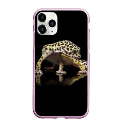Чехол iPhone 11 Pro матовый ЭУБЛЕФАР EUBLEPHARIS, цвет: 3D-розовый