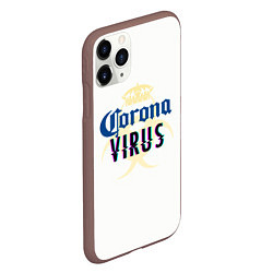 Чехол iPhone 11 Pro матовый Корона Виоус, цвет: 3D-коричневый — фото 2