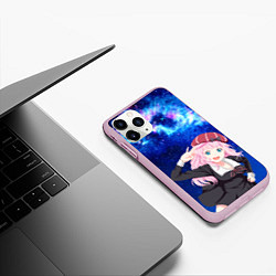 Чехол iPhone 11 Pro матовый Чика Chika Fujiwara, цвет: 3D-розовый — фото 2