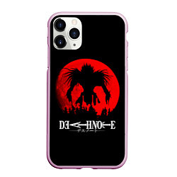 Чехол iPhone 11 Pro матовый Death Note Рюк в ночи, цвет: 3D-розовый