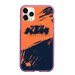 Чехол iPhone 11 Pro матовый KTM ГРАНЖ Z, цвет: 3D-фиолетовый