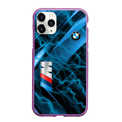 Чехол iPhone 11 Pro матовый BMW, цвет: 3D-фиолетовый