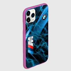 Чехол iPhone 11 Pro матовый BMW, цвет: 3D-фиолетовый — фото 2