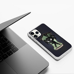 Чехол iPhone 11 Pro матовый Webber, цвет: 3D-белый — фото 2