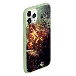 Чехол iPhone 11 Pro матовый Маркус в деле, цвет: 3D-салатовый — фото 2