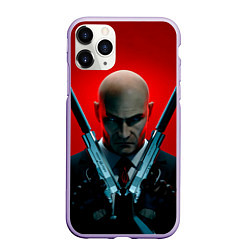 Чехол iPhone 11 Pro матовый Agent here, цвет: 3D-светло-сиреневый