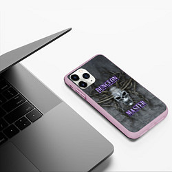 Чехол iPhone 11 Pro матовый DM Dungeon Master SKULL, цвет: 3D-розовый — фото 2