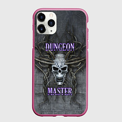 Чехол iPhone 11 Pro матовый DM Dungeon Master SKULL, цвет: 3D-малиновый