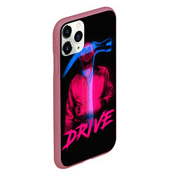 Чехол iPhone 11 Pro матовый DRIVE, цвет: 3D-малиновый — фото 2