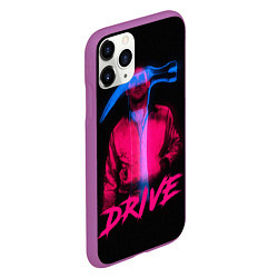 Чехол iPhone 11 Pro матовый DRIVE, цвет: 3D-фиолетовый — фото 2