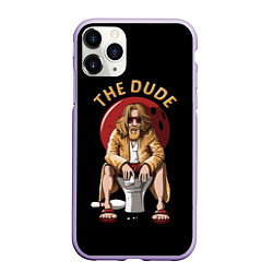 Чехол iPhone 11 Pro матовый THE DUDE Big Lebowski, цвет: 3D-светло-сиреневый