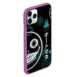 Чехол iPhone 11 Pro матовый Nier: Automata, цвет: 3D-фиолетовый — фото 2