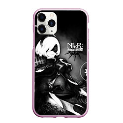 Чехол iPhone 11 Pro матовый 2B Nier: Automata, цвет: 3D-розовый