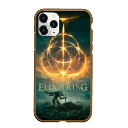 Чехол iPhone 11 Pro матовый Elden Ring key art, цвет: 3D-коричневый