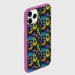 Чехол iPhone 11 Pro матовый Геймер, цвет: 3D-фиолетовый — фото 2
