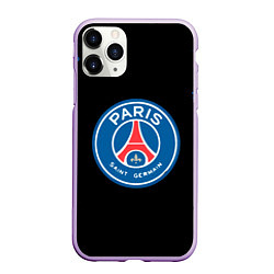 Чехол iPhone 11 Pro матовый Paris Saint-German, цвет: 3D-сиреневый