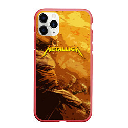 Чехол iPhone 11 Pro матовый Metallica Music