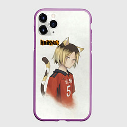 Чехол iPhone 11 Pro матовый Кенма Козуме Haikyuu!!, цвет: 3D-фиолетовый