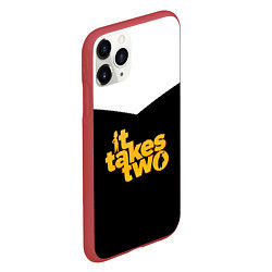 Чехол iPhone 11 Pro матовый It takes two Logo Z, цвет: 3D-красный — фото 2