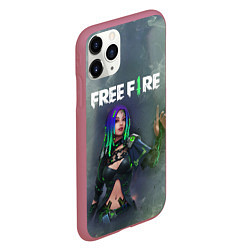 Чехол iPhone 11 Pro матовый Фри Фаер Garena Free Fire Z, цвет: 3D-малиновый — фото 2