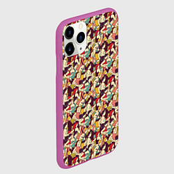 Чехол iPhone 11 Pro матовый Марафон, цвет: 3D-фиолетовый — фото 2