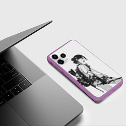 Чехол iPhone 11 Pro матовый BW Elly, цвет: 3D-фиолетовый — фото 2