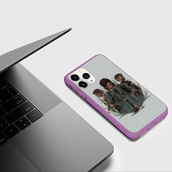 Чехол iPhone 11 Pro матовый Hard story, цвет: 3D-фиолетовый — фото 2