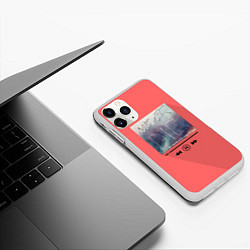 Чехол iPhone 11 Pro матовый Never die, цвет: 3D-белый — фото 2