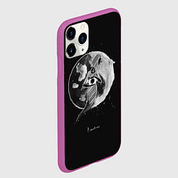 Чехол iPhone 11 Pro матовый Eclipse, цвет: 3D-фиолетовый — фото 2