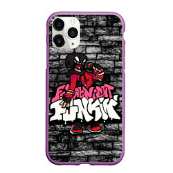 Чехол iPhone 11 Pro матовый Friday Night Funkin A G O T I, цвет: 3D-фиолетовый