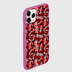Чехол iPhone 11 Pro матовый Боевые Искусства, цвет: 3D-фиолетовый — фото 2